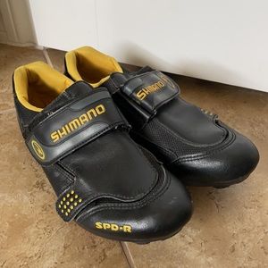 Shimano Black Velcro SPD-R Cycling Shoes (Size 41)